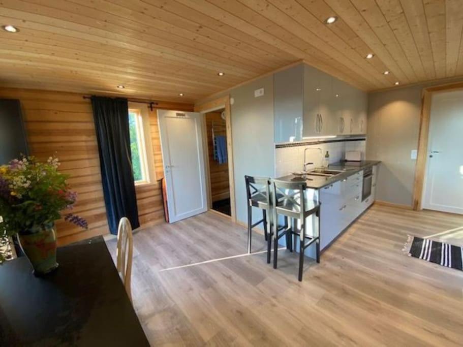 Utsikten -Exklusivt Nybyggt Timmerhus -Plintsberg. تالبيرغ المظهر الخارجي الصورة